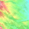 Dány topographic map, elevation, relief