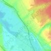 Langley topographic map, elevation, relief