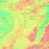 Grand Est topographic map, relief map, elevations map