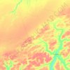 Belágua topographic map, relief map, elevations map