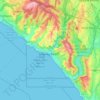 Laguna Beach topographic map, elevation, relief
