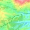 Diebling topographic map, relief map, elevations map
