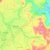 Marinilla topographic map, elevation, relief
