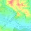 Buhl topographic map, elevation, relief