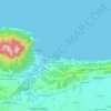 Tipaza topographic map, elevation, relief