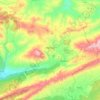 Ichemoul topographic map, elevation, relief