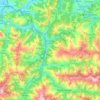 Mieres topographic map, relief map, elevations map