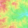 Round Rock topographic map, elevation, relief