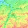 Zaventem topographic map, elevation, relief