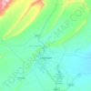 Laghouat topographic map, elevation, relief