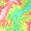 Torrecilla en Cameros topographic map, relief map, elevations map