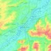 Oudenaarde topographic map, elevation, relief