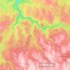 Trøndelag topographic map, relief map, elevations map