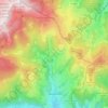 Soultzeren topographic map, elevation, relief