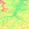 Ath topographic map, elevation, relief