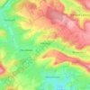 Vicherey topographic map, elevation, relief