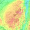 Adirondack Park topographic map, elevation, relief