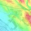 Gyömrő topographic map, relief, elevation