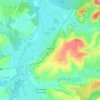 Tannay topographic map, relief map, elevations map