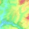 Magneux topographic map, elevation, relief