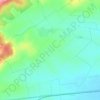 Péas topographic map, elevation, relief