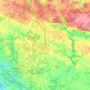 Pluvigner topographic map, elevation, relief