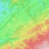 Raeren topographic map, relief map, elevations map