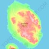 Graham Island topographic map, elevation, relief