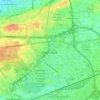 Bab Ezzouar topographic map, elevation, relief