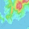 Cangas topographic map, relief map, elevations map