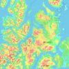 Troms topographic map, relief map, elevations map