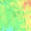 Maen-Roch topographic map, elevation, relief