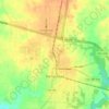 Hempstead topographic map, elevation, relief