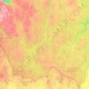 Finnmark topographic map, relief map, elevations map