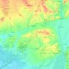 Edo topographic map, elevation, relief