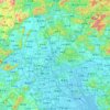Guangzhou City topographic map, elevation, relief