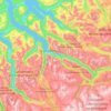 Møre og Romsdal topographic map, relief map, elevations map