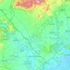 Molina de Segura topographic map, relief map, elevations map