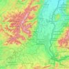 Haut-Rhin topographic map, relief map, elevations map