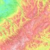 Haute-Marne topographic map, relief map, elevations map
