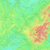 Vosges topographic map, relief map, elevations map