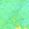 Ghent topographic map, elevation, relief