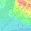 Rivers topographic map, elevation, relief