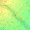 Danube topographic map, elevation, relief
