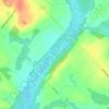 Eramosa River topographic map, elevation, relief