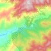 Aracataca topographic map, elevation, relief
