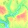 Mountain River topographic map, elevation, relief