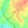 Almonte topographic map, elevation, relief