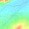 Sierra de Yeguas topographic map, elevation, relief
